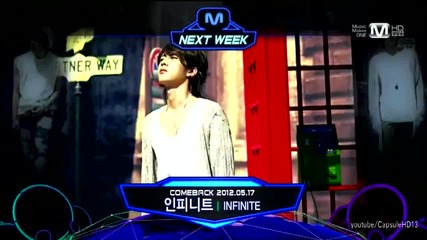 (hd) Infinite - Only tears - Next Week ~ M Countdown (10.05.2012)