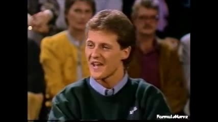 Michael Schumacher Interview 1991