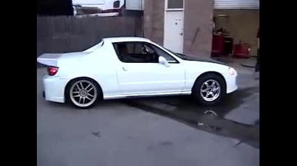 Tози май не го слуша главата Honda Crx Del Sol 