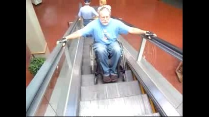 Инвалидна Количка По Ескалатор