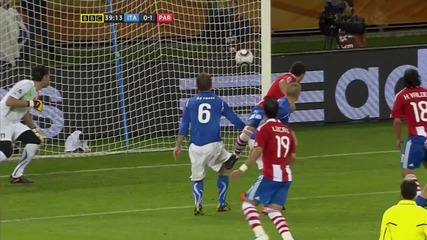 Италия 1 - 1 Парагвай Алкарас Гол World Cup 2010™ South Africa Високо Качество