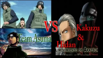 Team Asuma Vs Hidan & Kakuzu Amv Hq