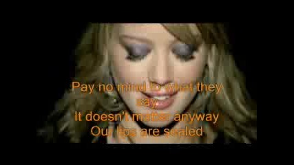 Our Lips Are Sealed Hilary And Haylie Duff