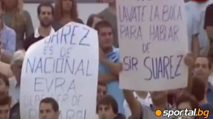 Фенове и играчи на Насионал подкрепиха с пълна сила Луис Суарес