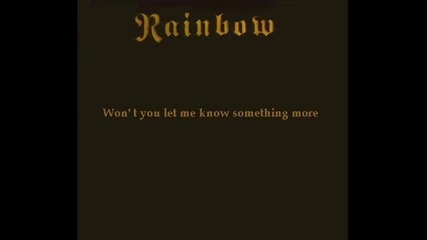 Rainbow - Cant Let You Go [ With Lyrics ]
