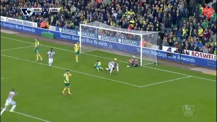 Норич – Уест Бромич 0:1, 10 кръг, Премиърлийг