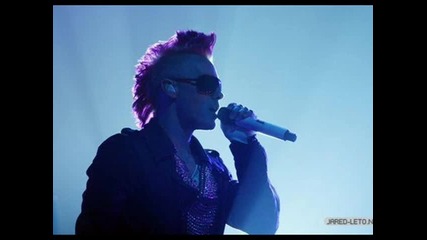 Jared Leto - Pink (pomegranate) Mohawk! ...new Hairstyle ... Marshawk 