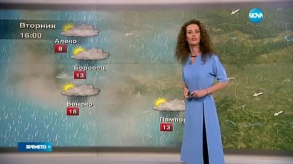 Прогноза за времето (15.05.2017 - централна емисия)