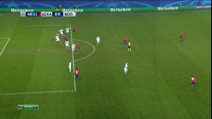 Cska Moscow vs Wolfsburg 0:2