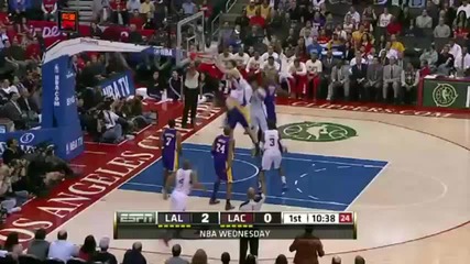 Blake Griffin Unbelievable Putback Dunk over Pau Gasol