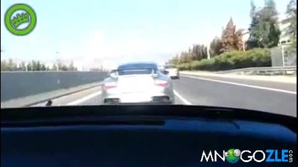 Лада дърпа Porshe