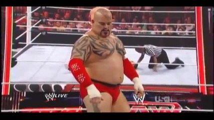 Lord Tensai Debut - Wwe Raw 4/2/12