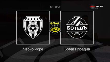 Преди кръга: Черно море - Ботев Пловдив