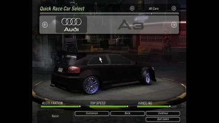 Nfs U2 My Cars !