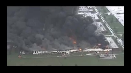 Огромен пожар погълна завод на "Дженерал Електрик"