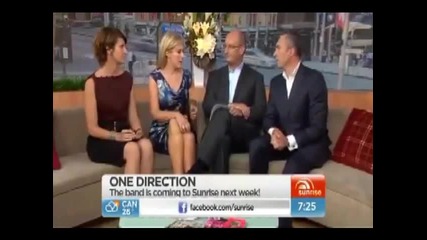 One Direction - Момчетата ще гостуват в Sunrise Australia