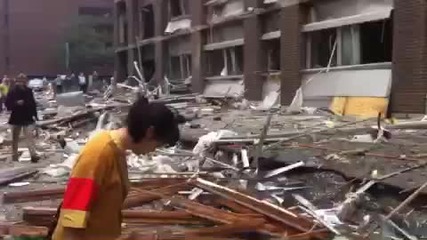 Какво остана от градът след атентат
