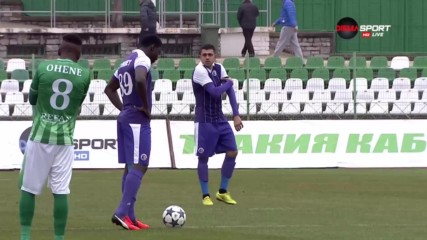 Берое - Етър 2:1 /първо полувреме/