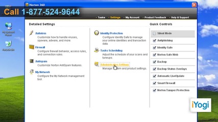 how to customize Norton 360 version 4 software installed on your Pc 