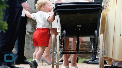 Prince George Wears Outfit Nearly Identical to Younger Prince William's at Princess Charlotte's Christening