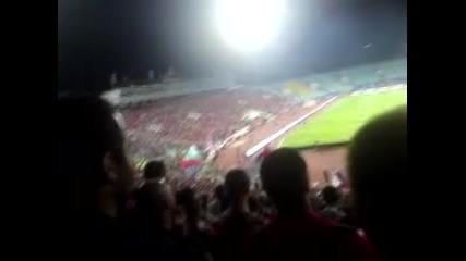 Факли , Димки , Бомби На Мача Ц С К А - Стяуа 25.08.2011
