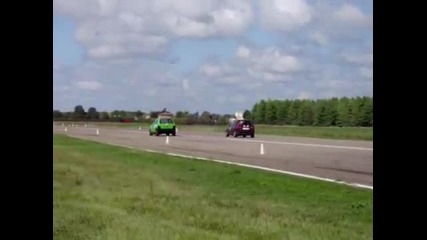 Drag Racing Fiat Uno Turbo vs Fiat Uno