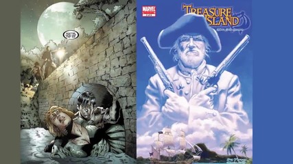 Островът на съкровищата : комикс адаптация # Treasure island : Marvel illustrated comics preview hd
