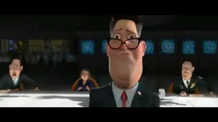 Monsters Vs. Aliens : movie trailer New ! | Dreamworks | 2009 | 3 - D !