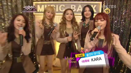 Kara - Backstage @ Music Bank (07.09.2012)