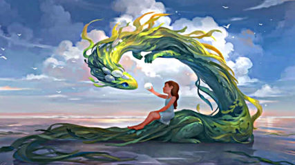 Relaxing Celtic Music Water Dragon Beautiful Enchanted Harp 1 hour