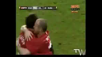 Manchester United Vs Celtic - Gol Berbatov