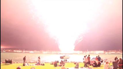 San Diego Fireworks 2012, Loud and up close