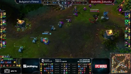 Game Ninja Lol: Bulgaria's Finest vs. Biskvitki Zakuska част 1