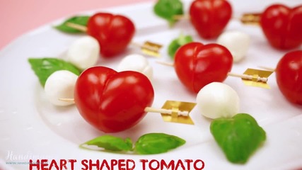 Как да си направите сърце от домат