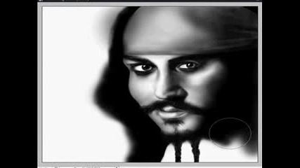 Бързо Рисуване На Photoshop - Jack Sparrow