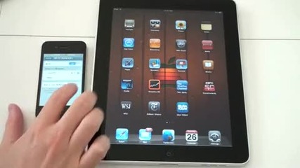 Сравнение на скоростта: iphone 4 Vs. ipad