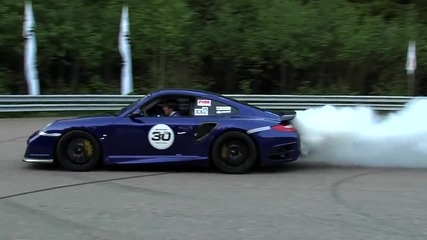 Porsche 911 Turbo (1500 Hp) инцидент