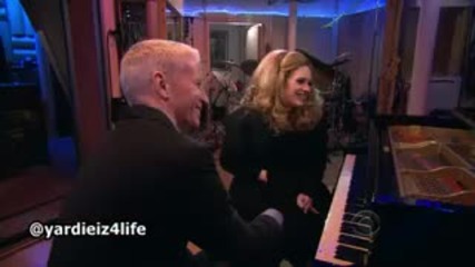 Adele on 60 minutes with Anderson Cooper