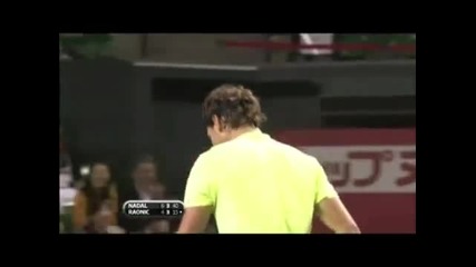 Nadal vs Raonic - Tokyo 2010