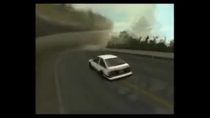 Gta Sa Downhill Drift - Toyota Trueno Ae86 & Sakina 