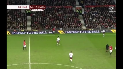 The United Archives: Manchester United v Arsenal Fa Cup 16/02/2008
