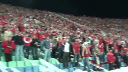 Мега агитката на Цска, Цска 1:1 Фулъм - стадион Васил Левски