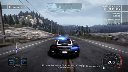 Need for Speed Hot Pursuit - P O L I C E Charget Attack Mc Laren M P 4 - 12 C