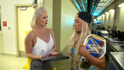 Carmella signs the contract for her title defense at Backlash: WWE.com Exclusive, April 24, 2018