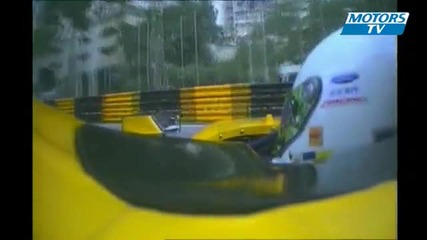 Crash depart Afos Formule Bmw Macau 2009 