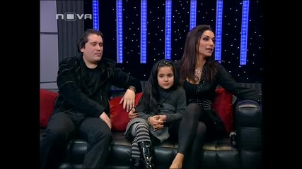 Бони със семейството си в Шоуто на Иван и Андрей 21.01.2010 - Част 2 
