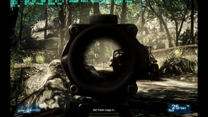 Battlefield 3 - Тест на кадрите при максимални настройки (с фрапс ...)