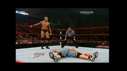 Wwe Raw Slammy Awards Special 14.12.09 John Cena Vs Randy Orton. Superstar Of The Year 