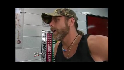 Wwe Raw 27.5.2013 John Cena And Hbk Shawn Michaels Backstage