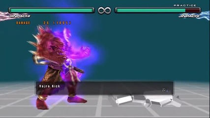 Tekken 5 Jinpachi Mishima command list Hd